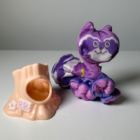 Vintage 1988 Fisher Price Smooshees #7256 Rascal Racoon (B9) - Picture 1 of 10